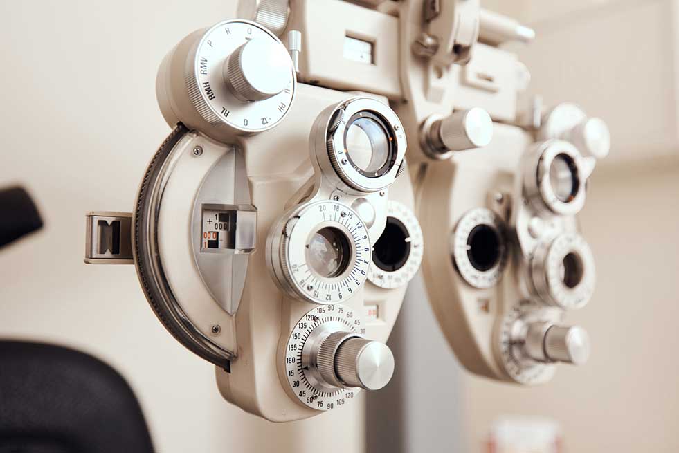 eye exam machine
